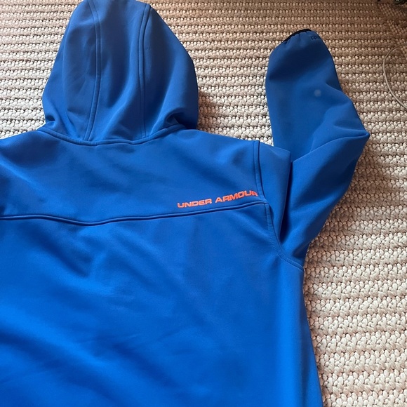 Under Armour Blue and Orange Softshell Jacket - Boys Youth - Picture 5 of 5